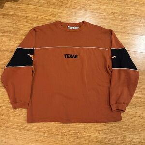 Genuine Stuff Collegiate Texas Longhorns long sleeve fleece t-shirt